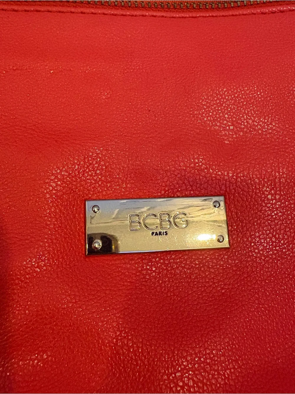 Women’s BCBG Red Crossbody Bag - Classic Everyday Shoulder Bag